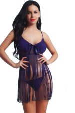 Νεγκλιζέ με μακριά κρόσσια