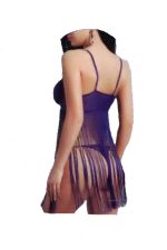 Νεγκλιζέ με μακριά κρόσσια