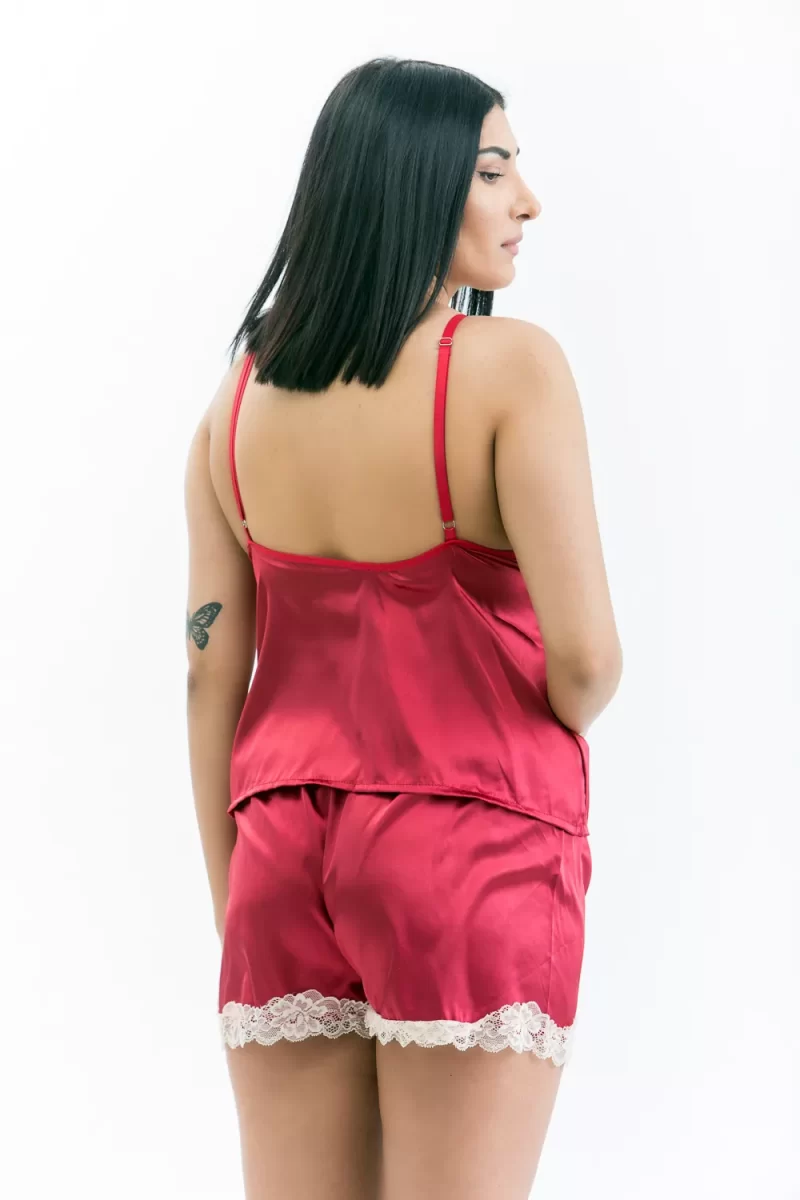 Ολοκληρωμένο σετ πυτζάμες κόκκινο