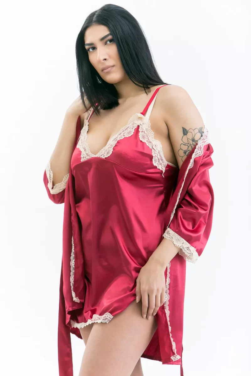 Ολοκληρωμένο σετ πυτζάμες κόκκινο